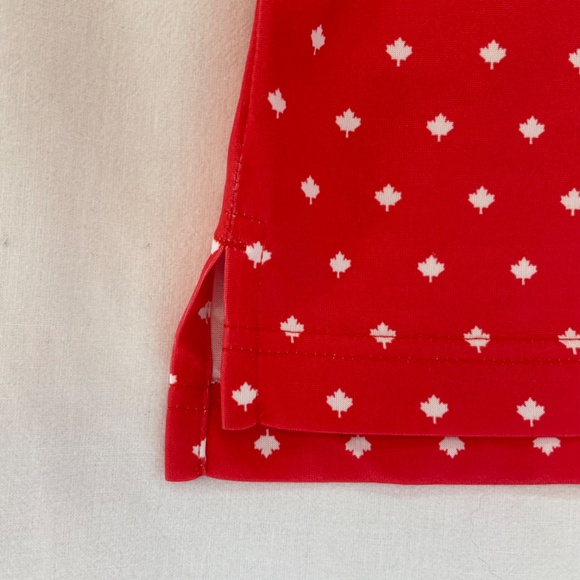 Donald Ross Sportswear Canadian Leaf Red Golf Polo Men’s Size Medium - Picture 11 of 12